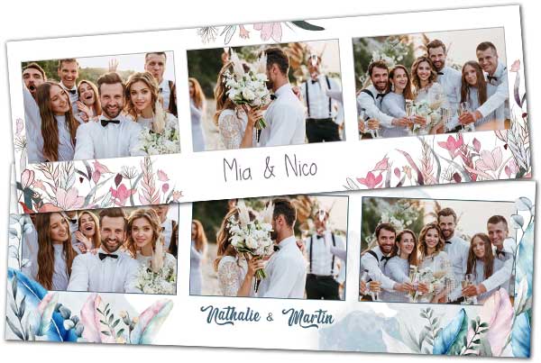 panorama-streifen-hochzeit Wedding Flower Printdesign Streifen im Loona Design