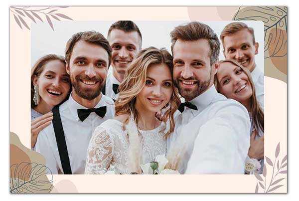 wedding-viola Batic Look Printdesign der Fotobox