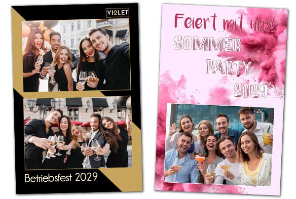 Firmen-Fotografie Fotobox Event mit Einzigartigen Pola Style Prints