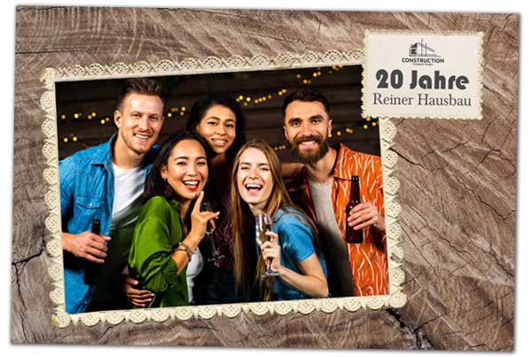 Firmenjubiläum Fotobox Business Print mit Logo