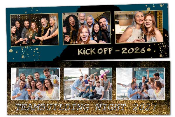 Teambuilding-Fotobox Fotobox Event mit Loona Fotostreifen