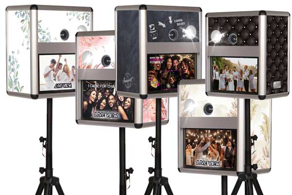 20 verschiedene Fotobox Designs für jeden Anlass und Geschmack das passende Stilvolle Design mit dabei