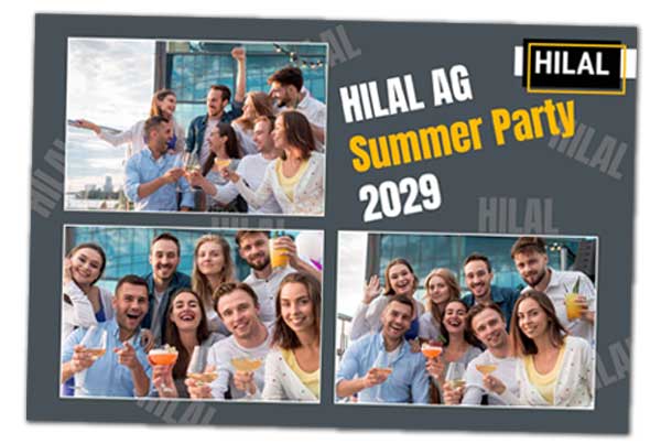 sommer-party-firma Business Fotobox zum Sommerfest