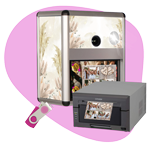 Premium Fotobox mit Profidrucker, hoher Kapaziät und Canon Spiegelreflexkamera